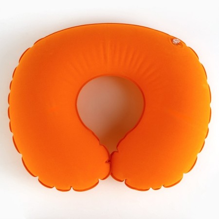 Pillow inflatable "capybara", orange color-4