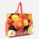 Household bag without lightning, 12 l, red color/multi -colored