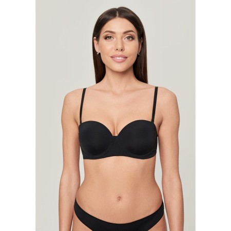 Women's bra lotus, size 80d, black color-2