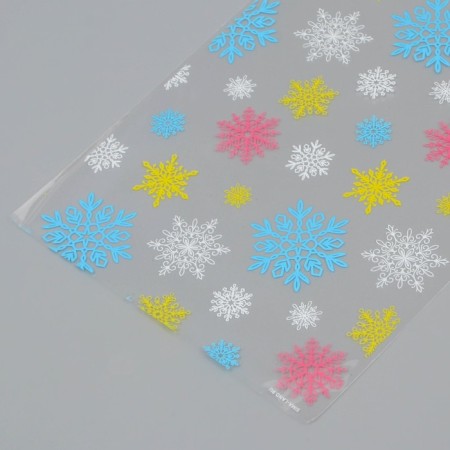BOPP BOPP "Snowflakes", 13 x 27 cm, New Year-3