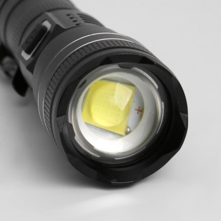 Manual battery flashlight, 50 W, 4.2 V, 3000 mAh, range 500 m, P50, 5 modes, Type-C 7620-1