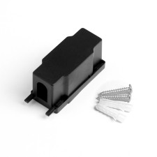 Black plug for the track 10x2.6x2.9 cm