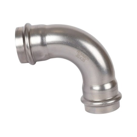 Two-Frame Rommer RSS-0003-000035, VPR-UPR, D = 35 mm, 90 °, press, stainless steel. steel-1