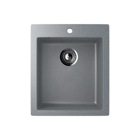 Kitchen Washing Ulgran U404-309, 495 x 420 mm, dark gray color