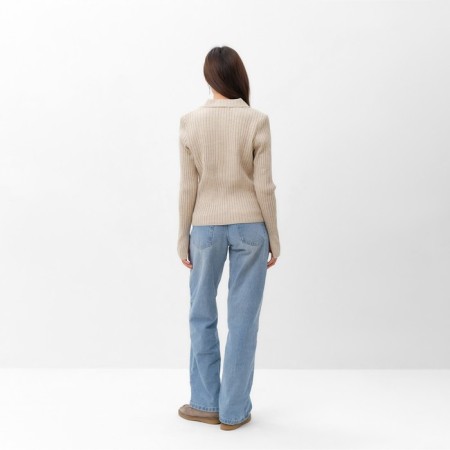 Jumper with V Gorlovina Mist, p. 40-42, beige-4