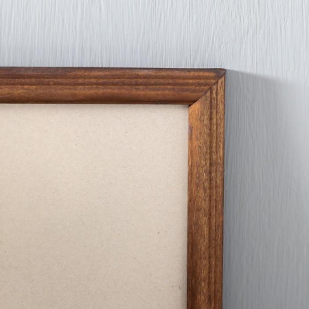 Photo frame wood 25x35 cm nut (plastic screen)-1