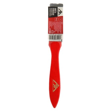 Brush flat scrap, mixed bristles, wooden handle, 1 ", 25 mm-4