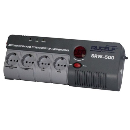 Voltage stabilizer Rucelf SRW-500-D, relay, accuracy +/- 6%, 500 wa