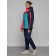 Ski costume female, size 44, dark blue color
