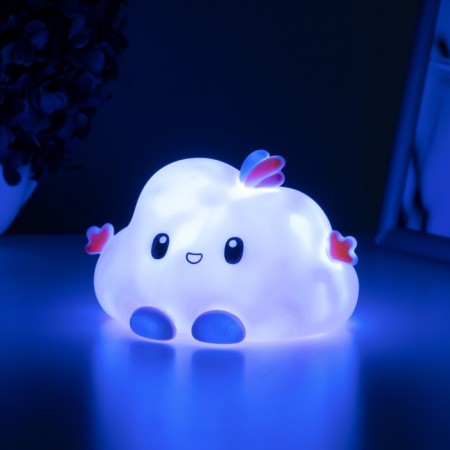 Night "Cloud" LED from AG13 batteries pink 12x10x8 cm-5