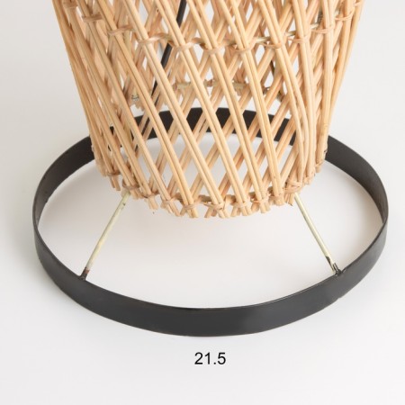 Floor lamp from the rattan "Irvan" 1x120W, E27, 22x22x80 cm-5