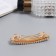 Clot-automatic "Diana" straight, 7 cm, gold