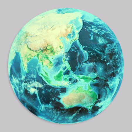 Stick 3D Interior "Earth", luminous, 30x30cm-1