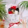 A premium bouquet of red-white soap roses, 3 pcs