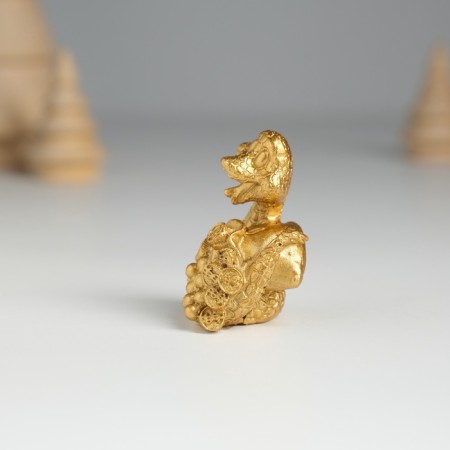Souvenir Polystone "Snake of Good luck with wealth" MIX 3.3x3x4 cm-4