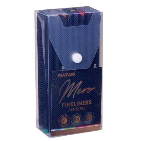 A set of capillary pens Mazari Mero, 48 colors, 0.4 mm-5