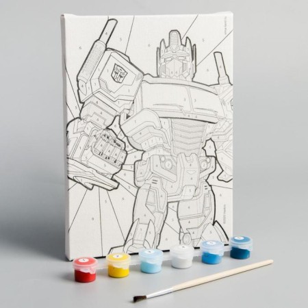 Picture on numbers, 21 x 15 cm "Optimus", transformers-1