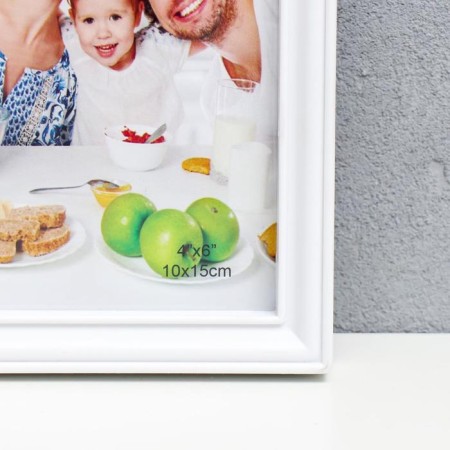 Photo frame plastic in 24 photos 10x15 cm "Big Family" White 59x88 cm-1