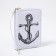 Children's wallet with lightning, white color