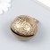 Bell Metal "Mask" gold 5.5x5.3x5.3 cm