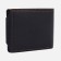 Male purse on a magnet, department for bills, for maps, for coins, dark brown color
