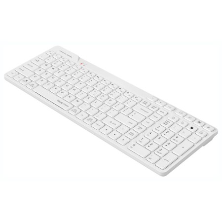 Keyboard A4Tech FSTYLER FBK27C AS White USB wireless BT/Radio Slim Multimedia (FBK27C 106853-4