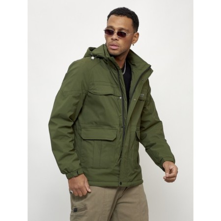 Sports male jacket, size 54, khaki color-2