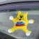 Auto Line "Russia is power!", Cat, on suction cups