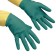 VILEDA gloves for professional cleaning, reinforced XL, green color