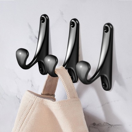 Furniture hook Cappio Classic, one -rod, black-5
