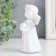 Souvenir Polystone "Baby-Angel with a heart" Snow White "mix 8.5x4x11.8 cm