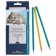Pencils of watercolor 12 colors BrunovisConti Aquarelle, three -sided