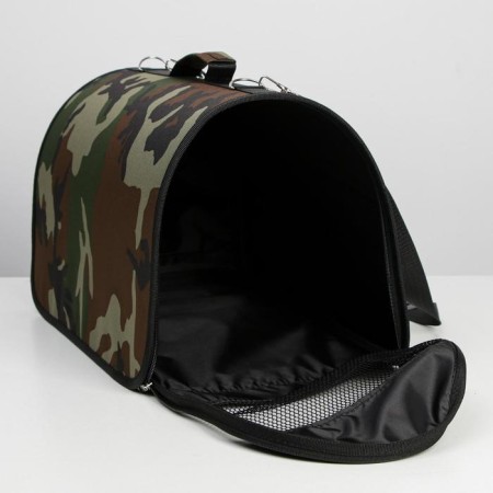 Bag - Animal Carriage "Camouflage", frame, 46 x 28 x 29 cm, mix of shades-3