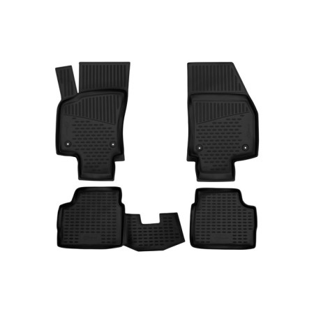 Rugs in the salon for Opel Astra (h), 2004-2014, sedan, 4 pcs.