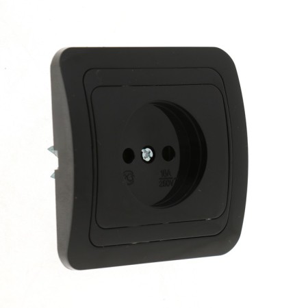 Single Luazon Lighting "Orion", 10 A, hidden, without salary, black-1