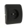 Single Luazon Lighting "Orion", 10 A, hidden, without salary, black
