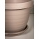 Plastic pot "Toledo", d = 20, with a pallet, frappe
