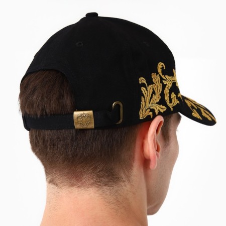 Male cap "Russia", Black color, river 56-6