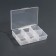 Organizer for decor, 6 cells, 9 × 6 × 2 cm, the color is transparent