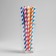 The tube for cocktail "Spiral", diameter 0.8 cm, set 12 pcs., Mix color