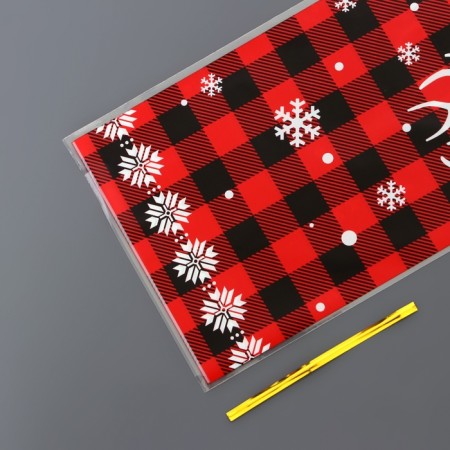 Gift package, "red cell" 13x27 cm-6