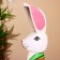 Souvenir "Hare" hanging paws, wood 80 cm
