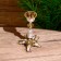 Brass Climber "Brash, mother of pearl 13 cm