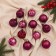 Set of balls plastic D-5 cm, 12 pcs "Trilate" burgundy