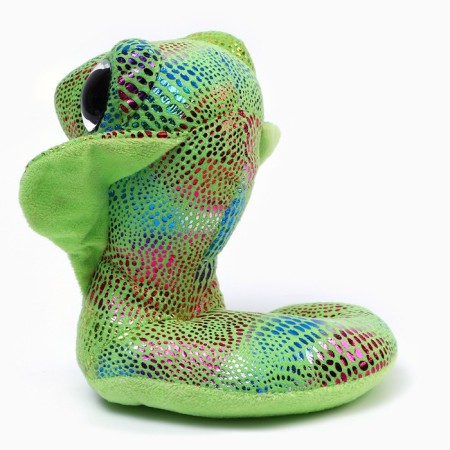 Soft toy "Cobra", 17 cm, green color-4