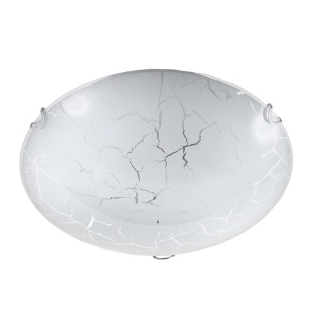 The lamp is wall-flowing "sugar" 2 lamps E27 40W d.300 h.5.5 cm.