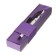 Balloon -bearing handle, 0.7 mm, BrunovisConti Palermo, Blue rod, metal case Soft Touch White, in a lilac case