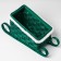 Kashpo "Sani", Green, 23 × 13.5 × 10.5/16.5 cm, veneer
