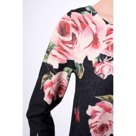 Women's dress, size 48, black color-3