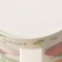 A circle container with a lid, 750 ml, 13.7 × 11.2 × 10.5 cm, decor, light-beige color